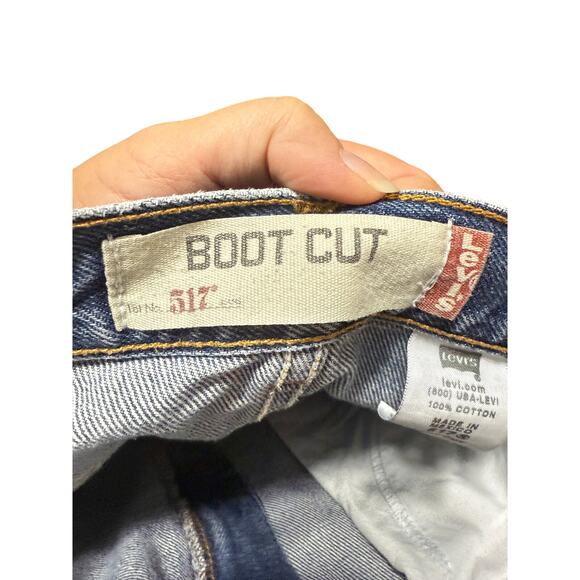 Levi's 517 Size 34x30 Faded Blue Jeans - Picture 2 of 5